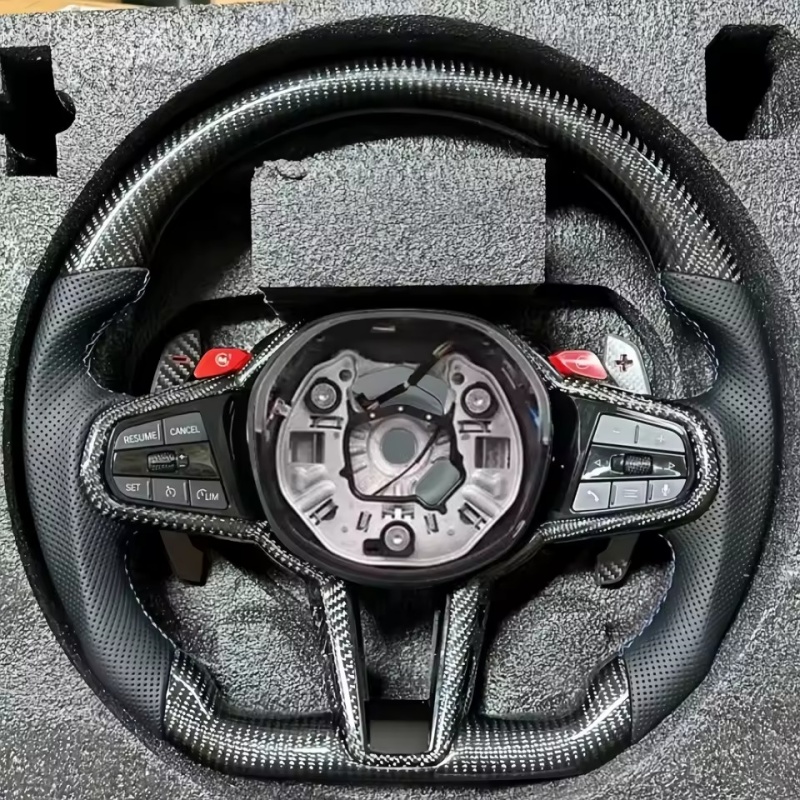 Tech Car Accessories - Kierownica samochodowa z włókna węglowego i