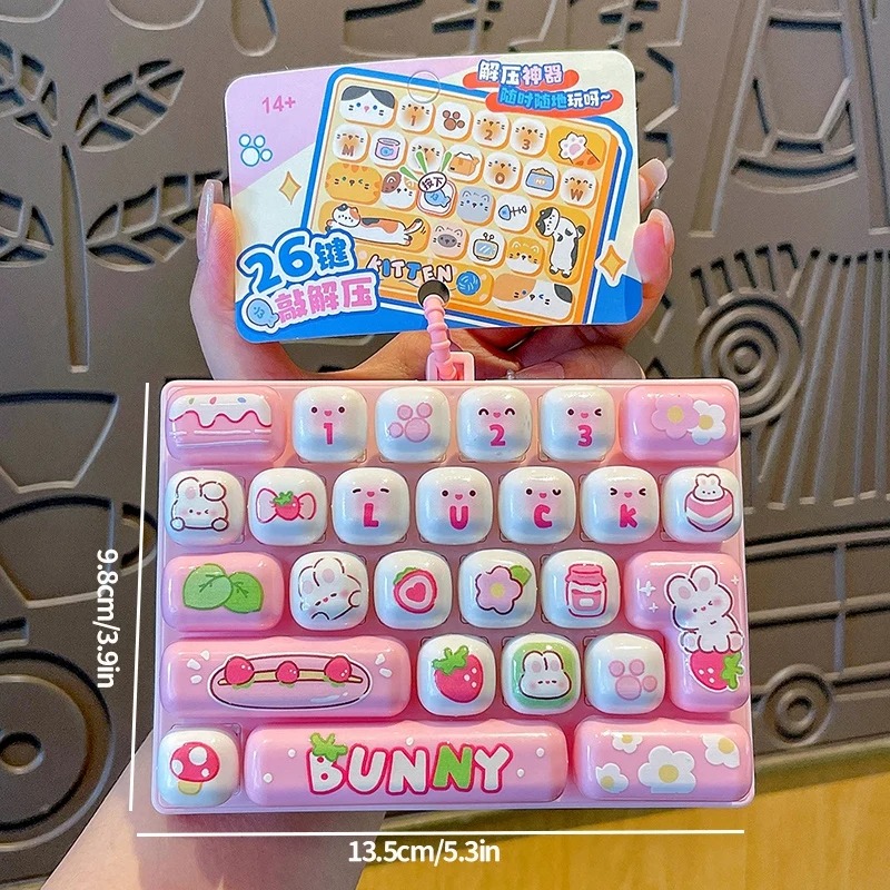 26Grid Keycap Clicker Antystre – Kawaii Tech Accessories recenzja i cena