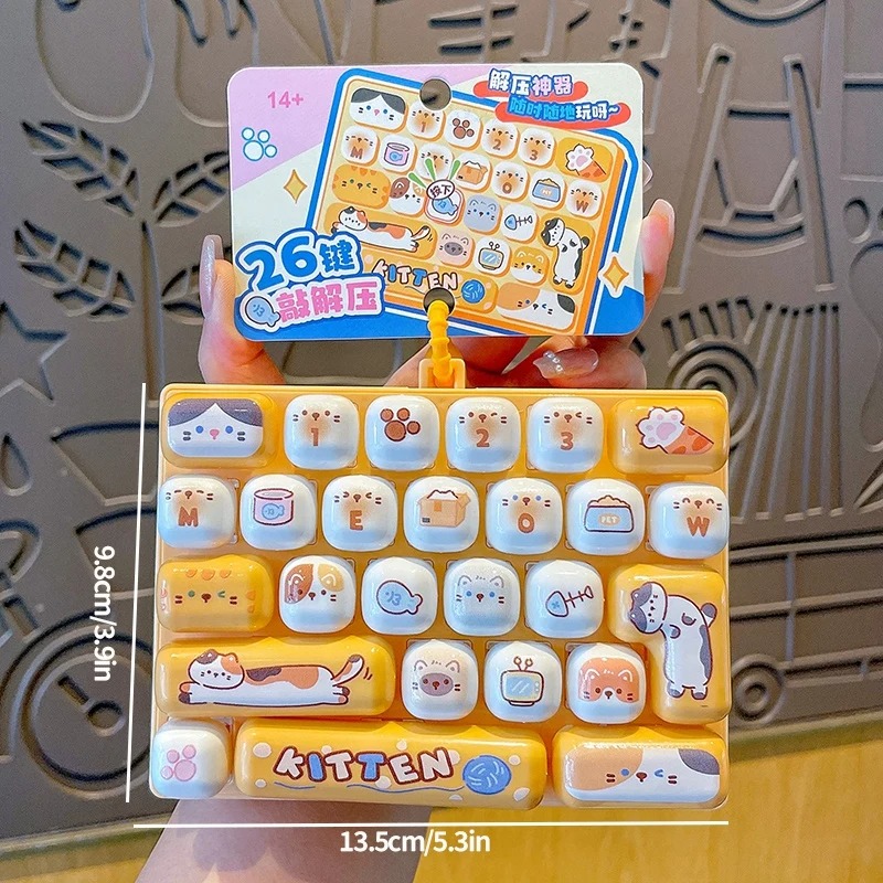 26Grid Keycap Clicker Antystre – Kawaii Tech Accessories recenzja i cena
