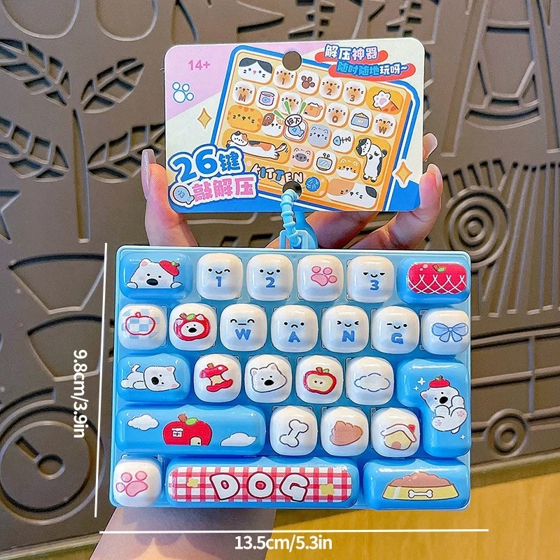26Grid Keycap Clicker Antystre – Kawaii Tech Accessories recenzja i cena